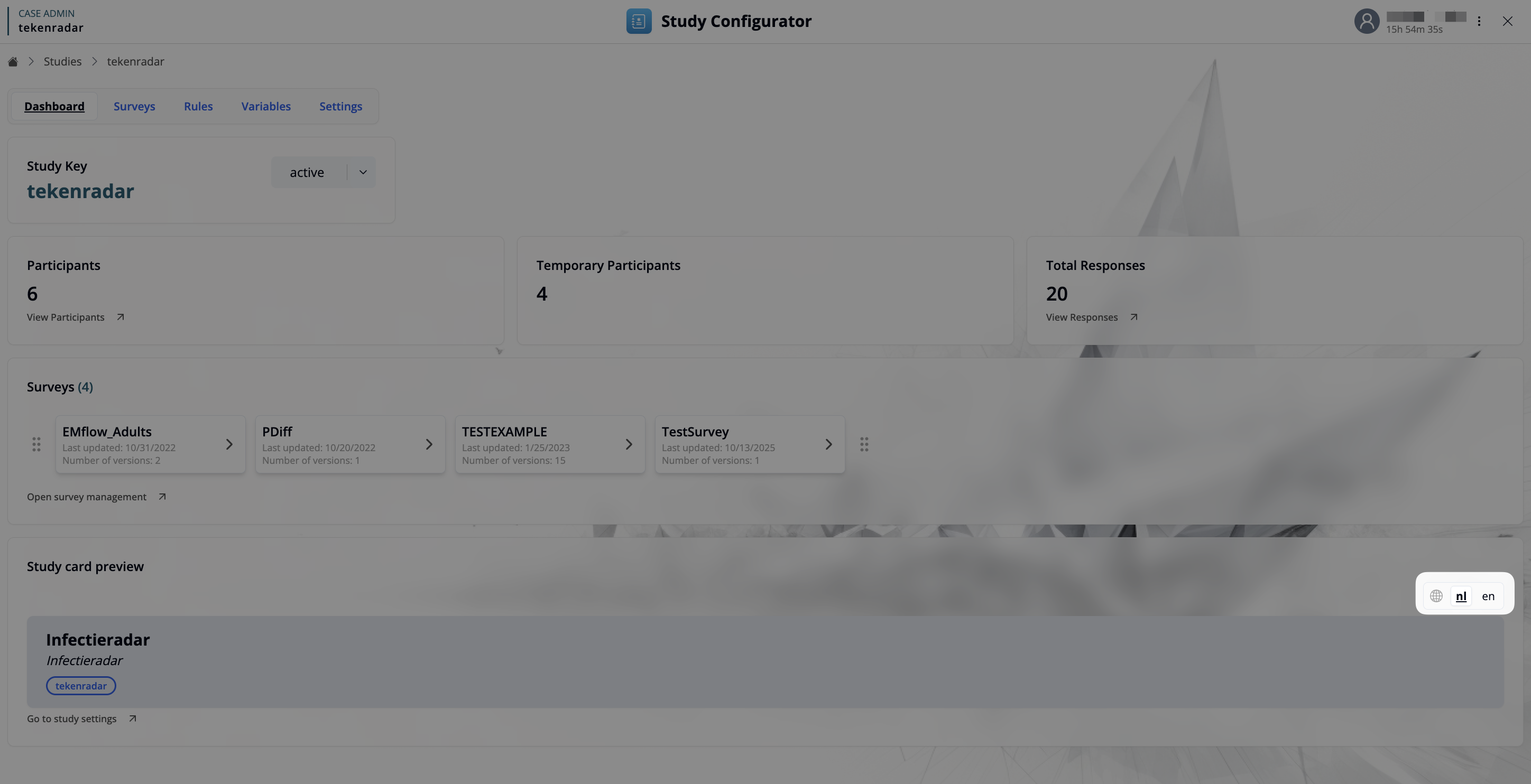 Language toggle