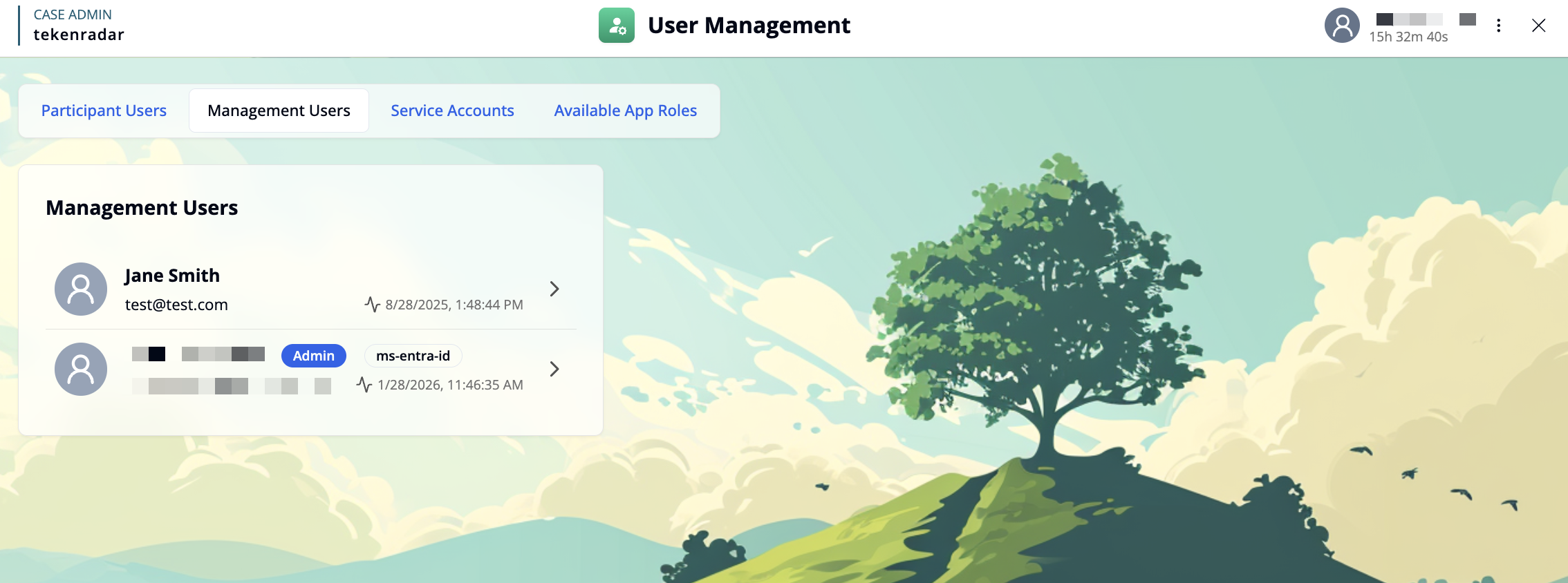 Management Users Overview