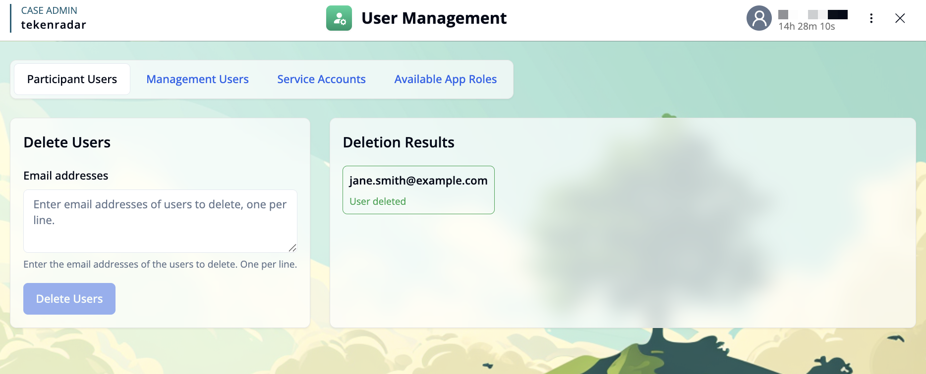 Deletion Results